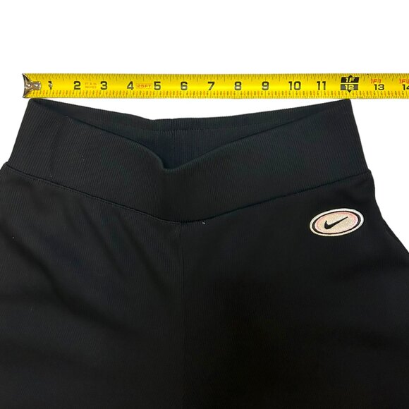 Nike Women's Wide Leg Ribbed Dri Fit Stretch Cropped Pant Size Small Activewear - Picture 5 of 7